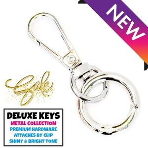 Deluxe Keys Swivel Hook Key Holder SILVER